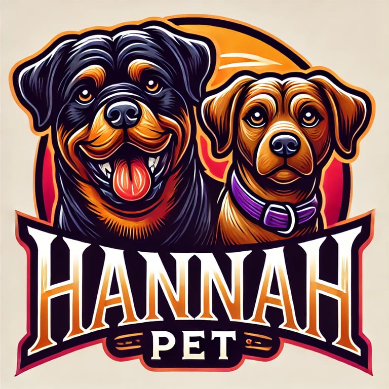 um cachorro e um cachorro são mostrados neste logotipo