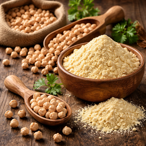 Chickpeas and flour exporter India – high protein pulse for bulk food supply