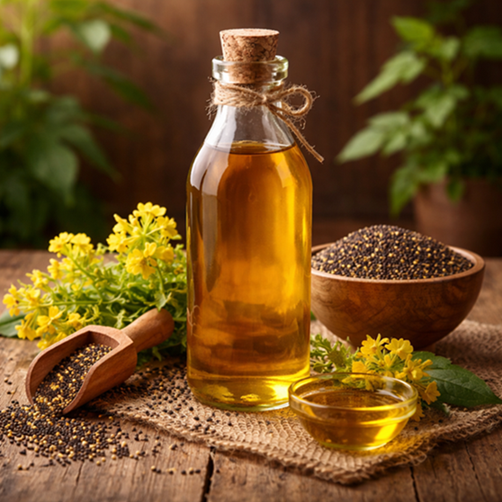Wood pressed mustard oil manufacturer India – traditional edible oil for wholesale export