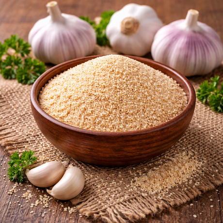 Dehydrated garlic granules exporter India – premium dried garlic for seasonings and snack blends