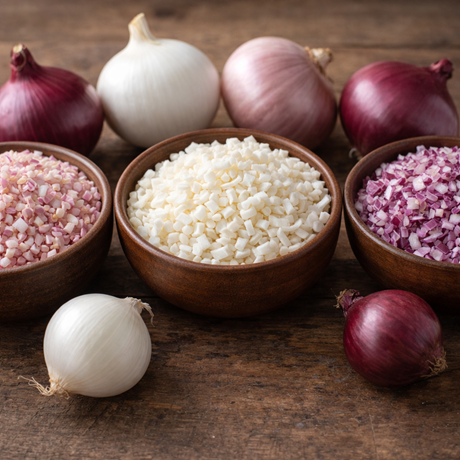 Dehydrated onion chopped 3–5mm supplier India – bulk dried onion for sauces and ready foods