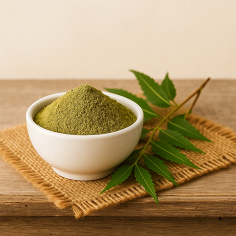 Export quality neem powder packed in food grade packaging for international market