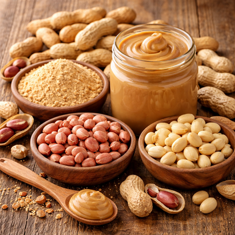 peanut products roasted , peanut powder for bakery snacks - premium quality