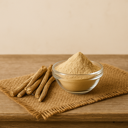 Export quality shatavari powder packed in food grade packaging for international market