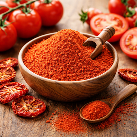 Tomato powder bulk exporter from India – rich color vegetable powder for sauces, soups and seasoning