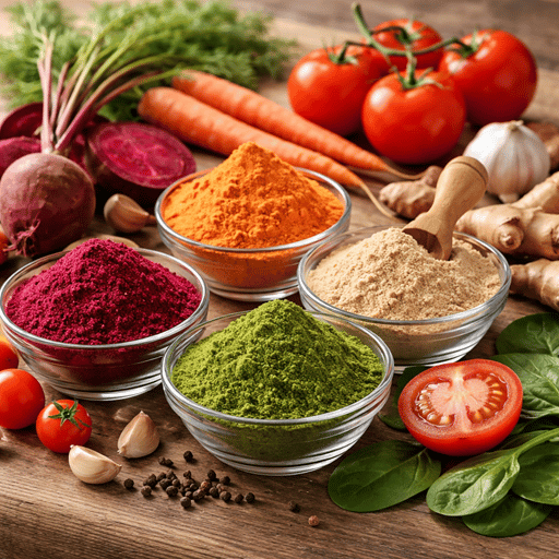 vegetable powders spray dried freeze for foods cooking and soups