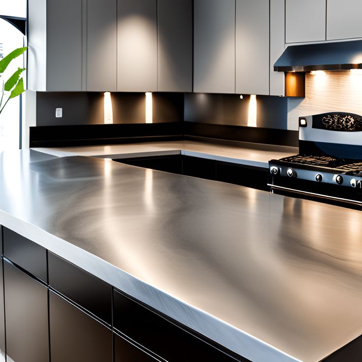 metallic epoxy countertop 