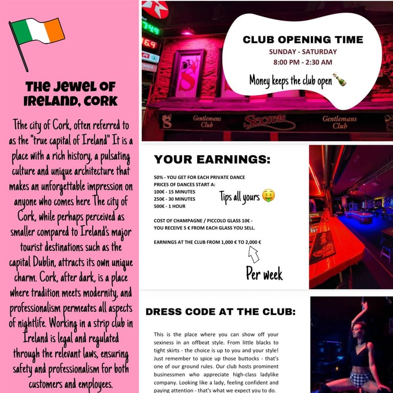 Strip job in Ireland, Cork