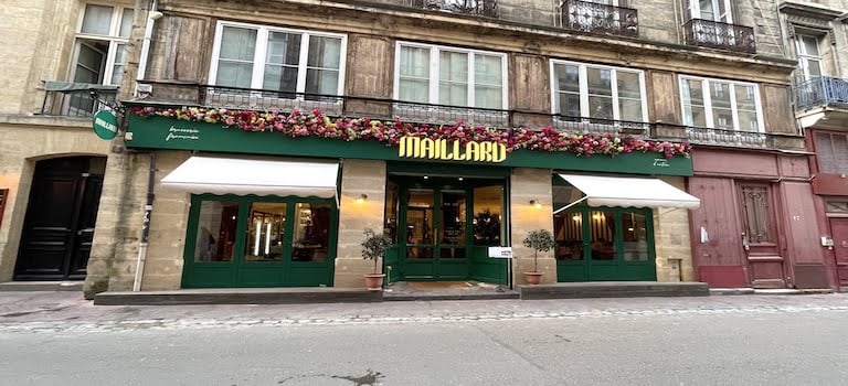 vitrine brasserie maillard bordeaux