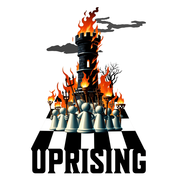 a chess game with a chess game board