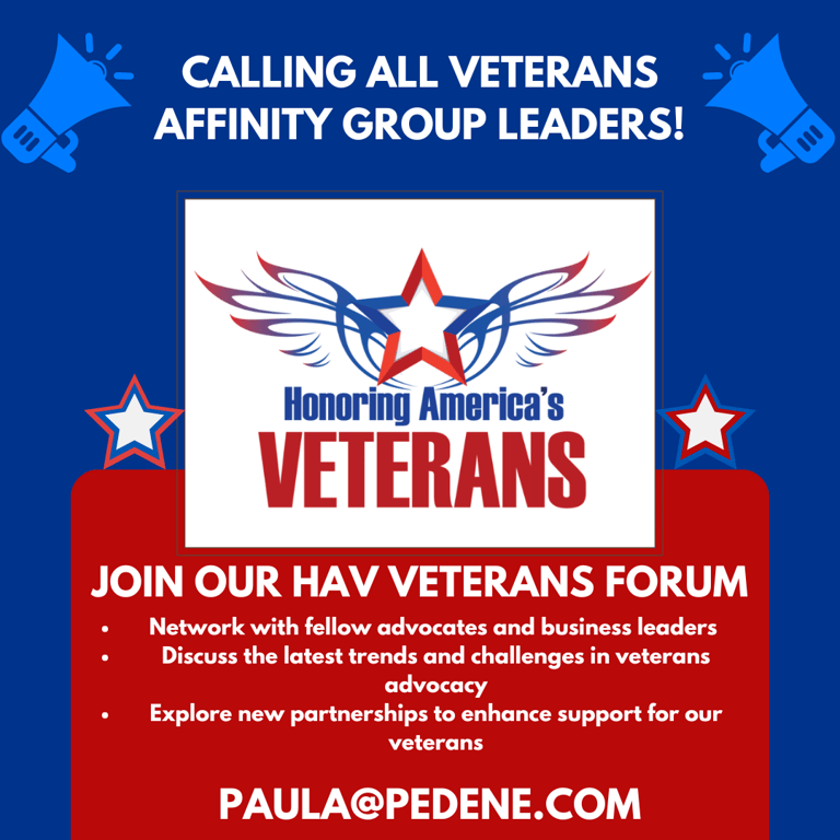 Graphic for Honoring America's Veteran's, Veterans Forum