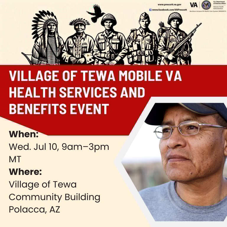 Graphic for the Village of Tewa Mobile VA Health Services