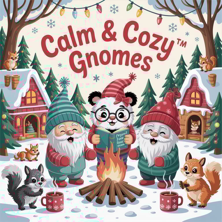 Calm and Cozy Gnomes Coloring Books