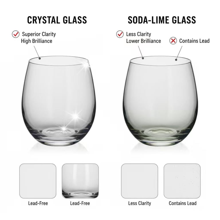 Stemless Wine Glasses wholesale in China