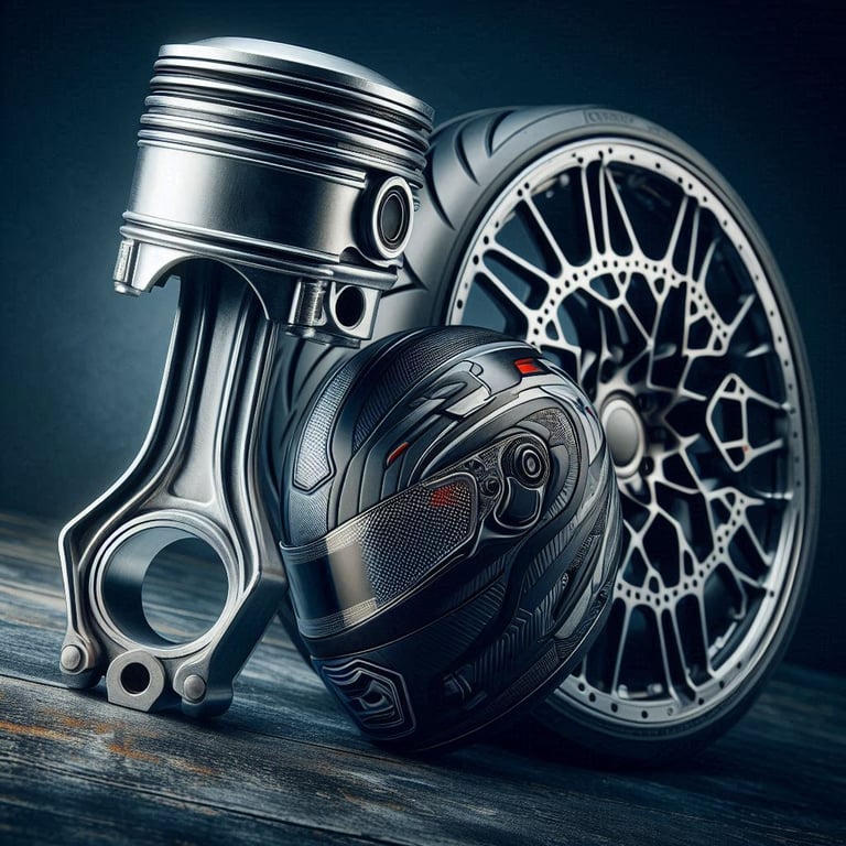 Refacciones de Calidad Cascos Moto Pistones Llanta Rines
