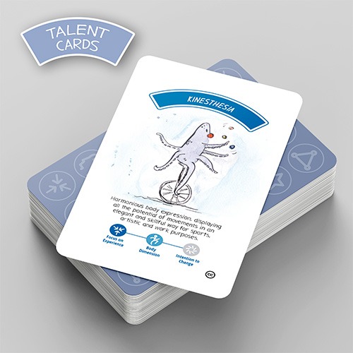 A deck of cards of Talent Cards