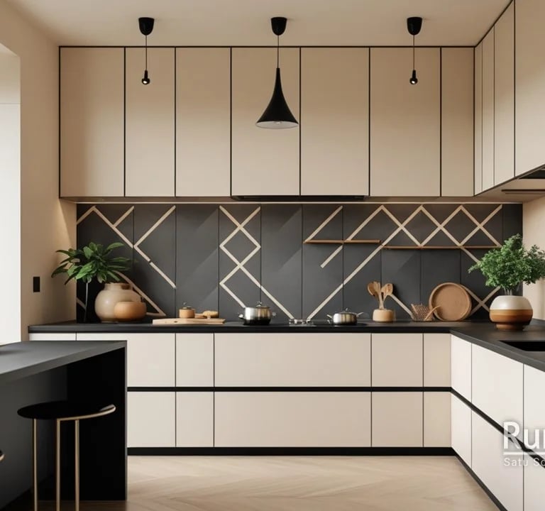 Kitchen set Japandi