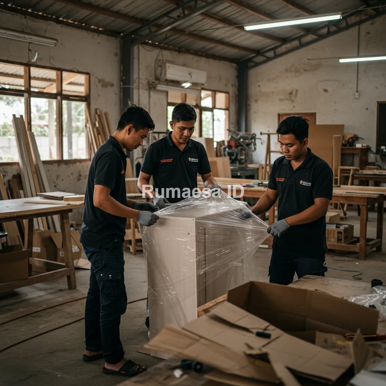 Proses Packing Furniture