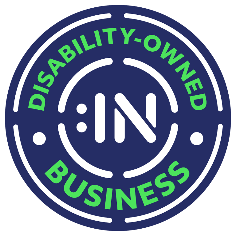 The logo for Disability:In