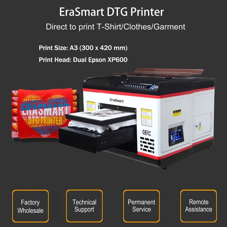 A3 Pro DTG Printer - Direct to print T-shirt / Clothes / Garment