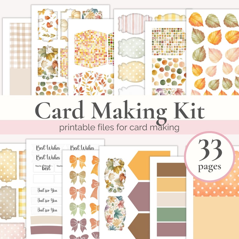 Card making starter kit for card making beginners