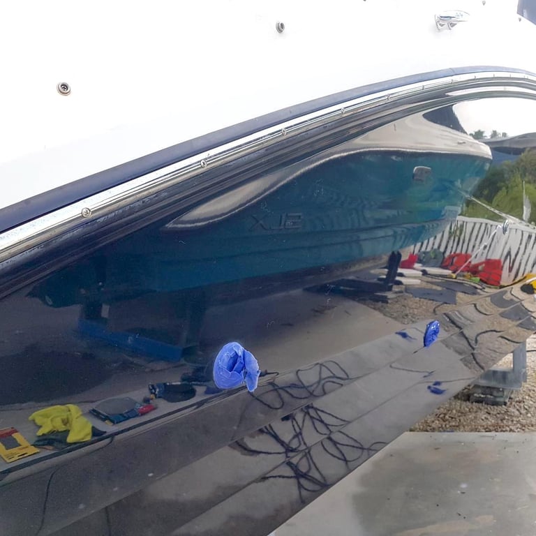 Boat scratch removal services Sarasota Florida