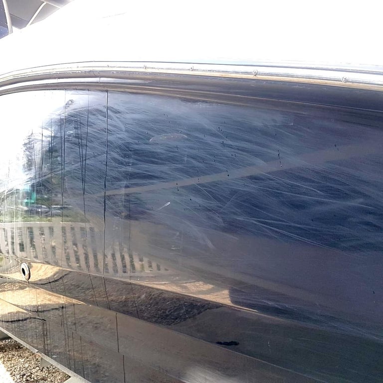 Boat scratch removal Florida