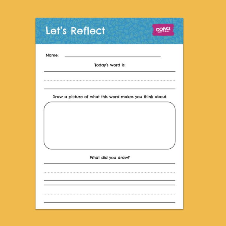 reflection activity