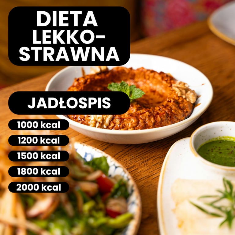Dieta lekkostrawna jadłospis