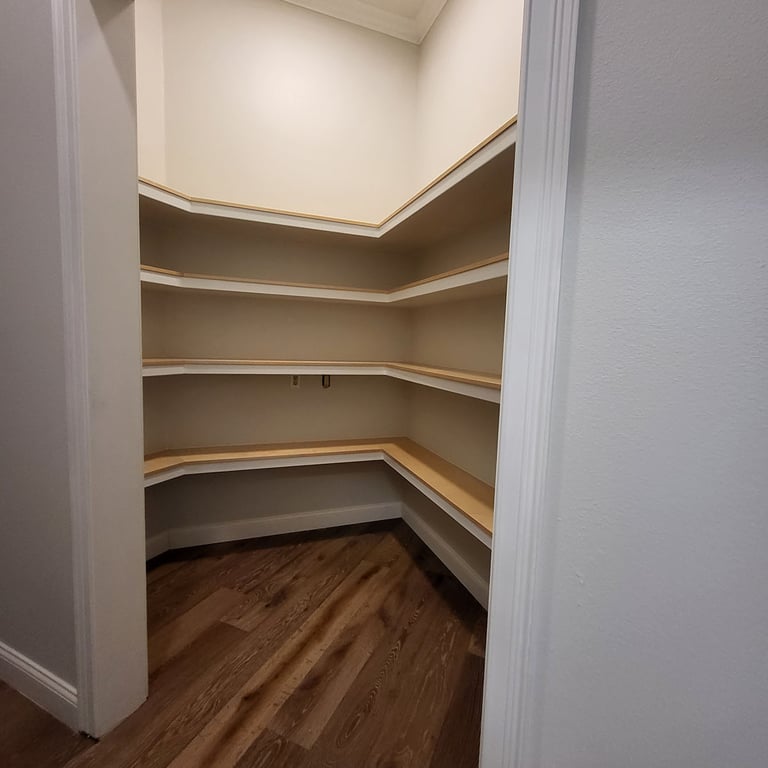 Picture of pantry created by White and Wood Custom Carpentry in Orlando Florida