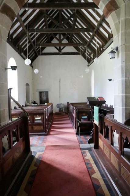 Interior St Cannen's Church, Cilmery