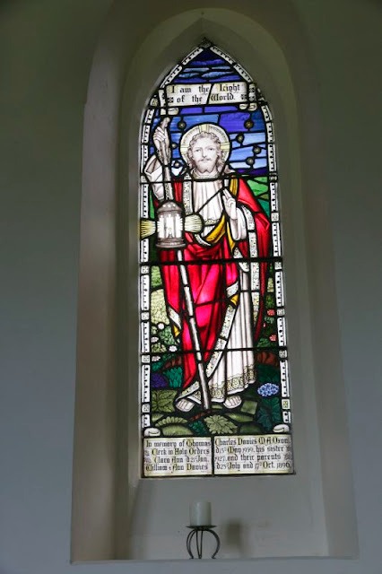 Stained Glass Window St Cannen's Church, Cilmery