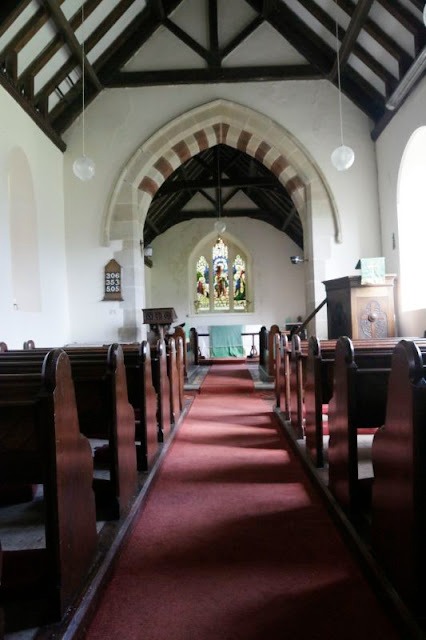 Interior St Cannen's Church, Cilmery