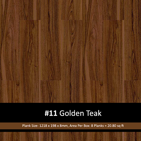 Golden Teak Laminate Flooring