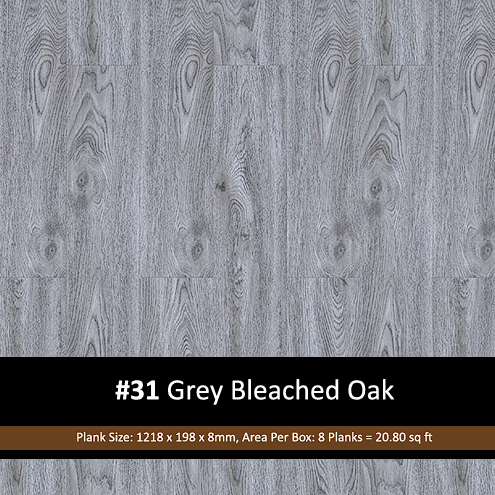 Grey Bleached Laminate Flooring