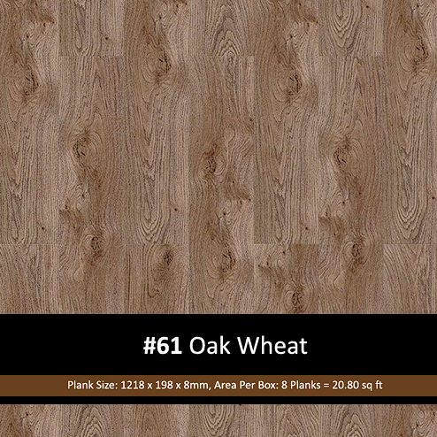 Oak Wheat Laminate Flooring 8mm