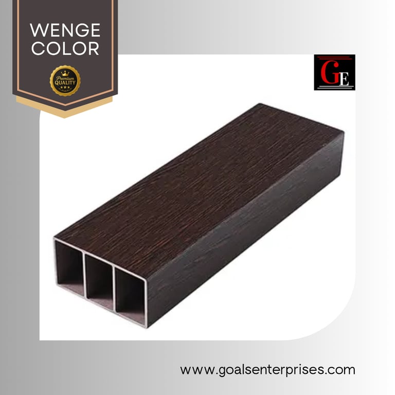 WPC Timber Tube Wenge Color
