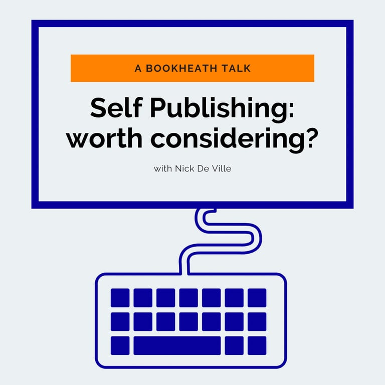 Social Square image for Self Publishing event, designed by Briony Langley-Miles (https://brionywrites.com/)