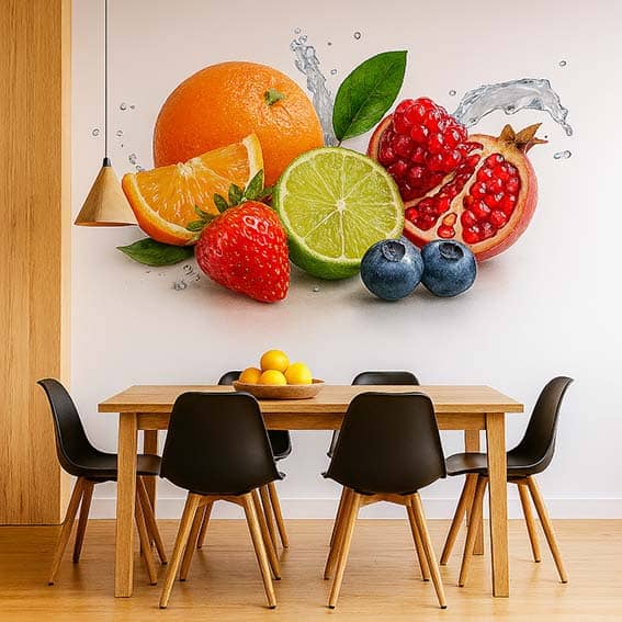 Drekar Wall Print - Fruits