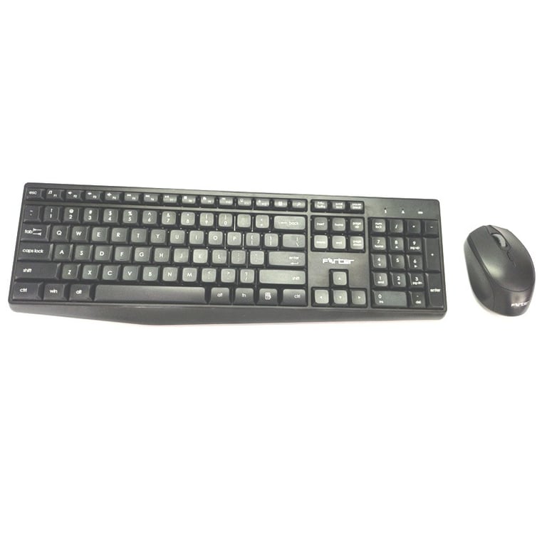 Wireless Keyboard and Mouse, Combo with Soft Keys for Effortless Typing