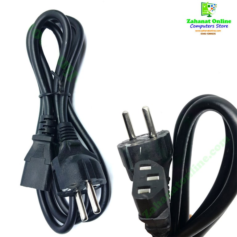 Universal PC Power Cable IEC C13 Connector zahanatonline.com