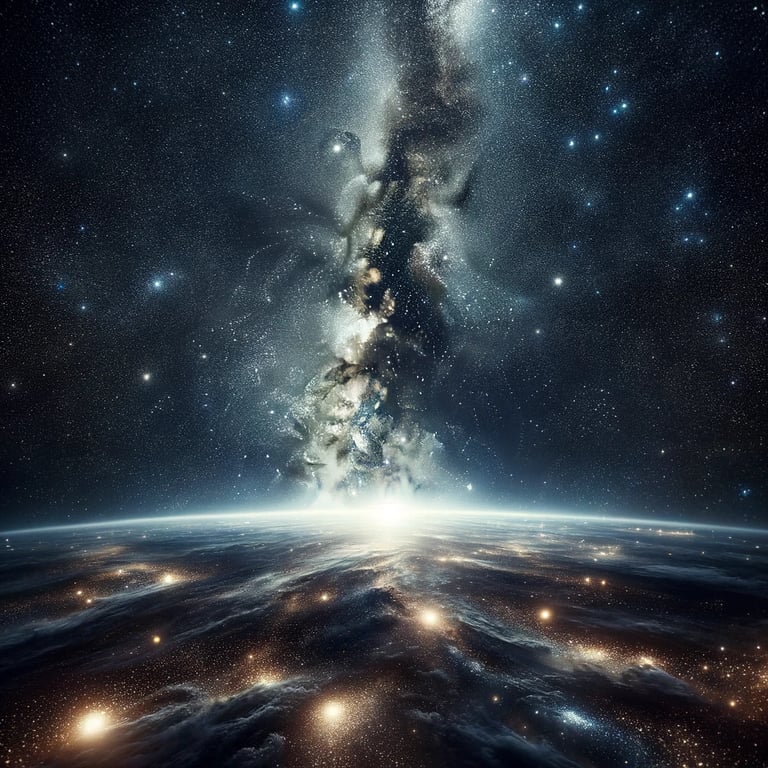 space and stars
