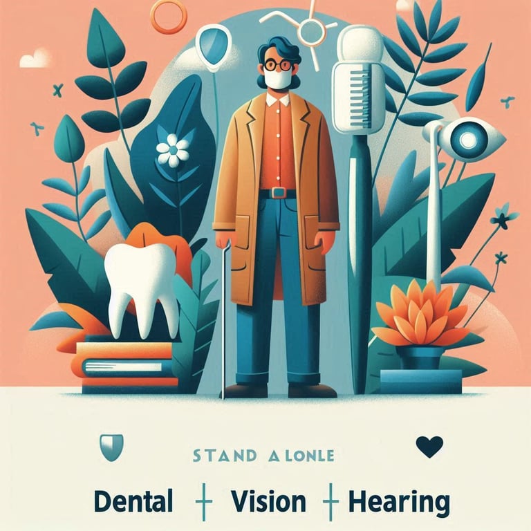 Get coverage of services not included in original Medicare