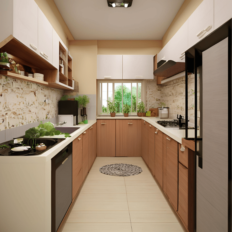 U Shaped Kitchen Design