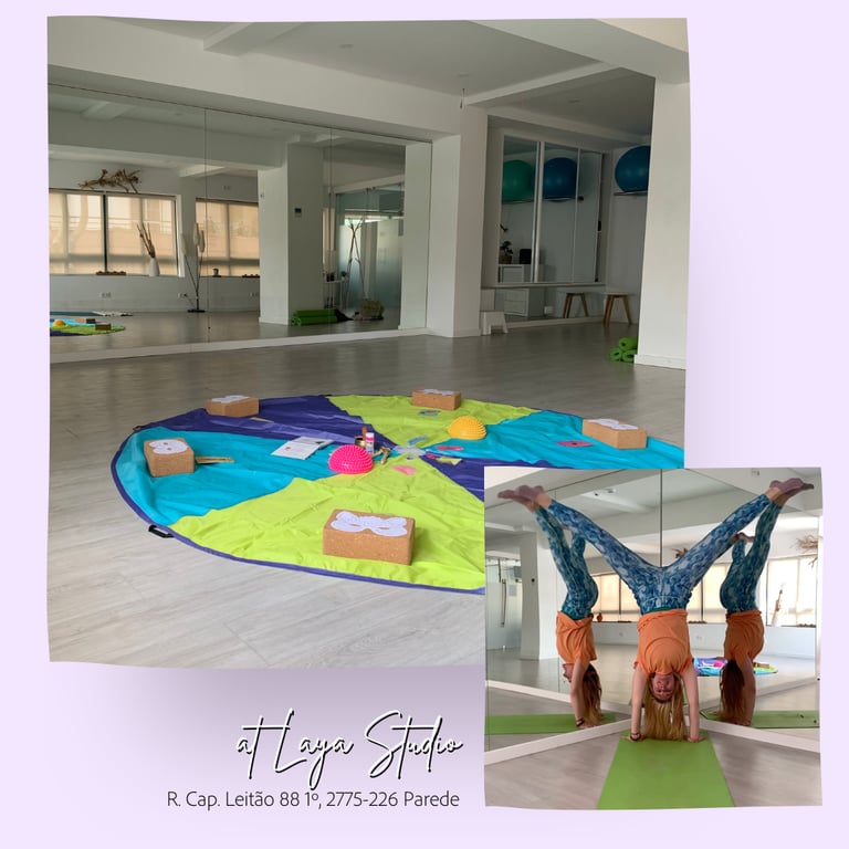 Laya yoga studio in Parede, Portugal.