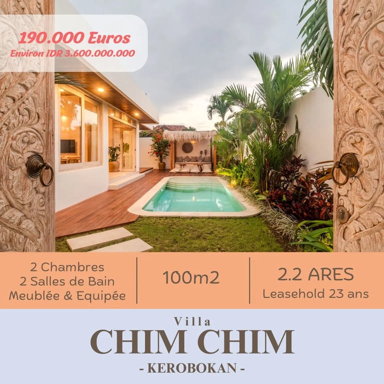 villa chim chim kerobokan, bali