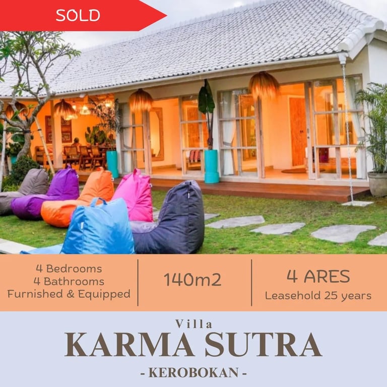 Construction of villas in Bali