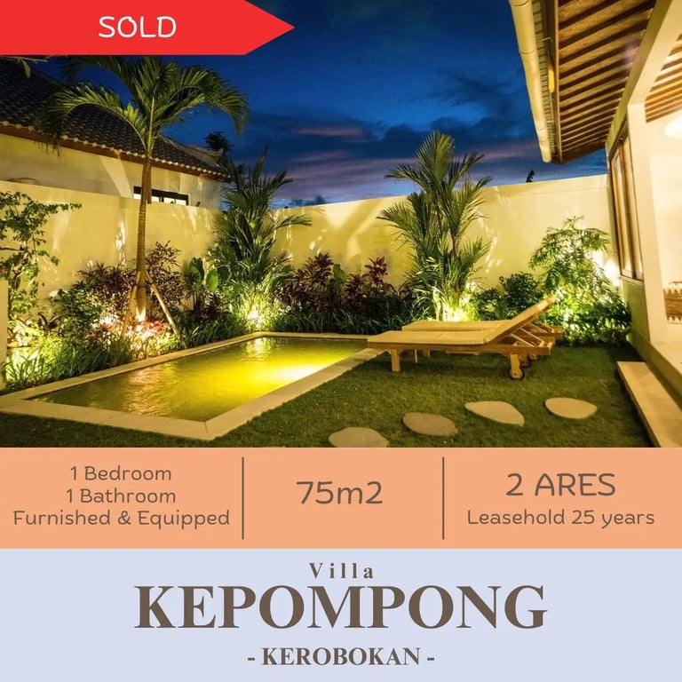 construction of villas in Bali, invest in Bali