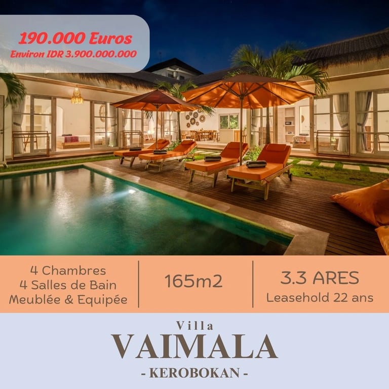 villa vaimala, kerobokan, bali