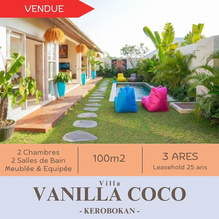 construction de villas a Bali, investir a Bali